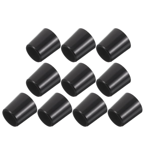 RENACLIPY 10Pcs Golf Club Repair Ferrule Black Plastic Sleeve Waterproof for Driver and Hybrid Clubs