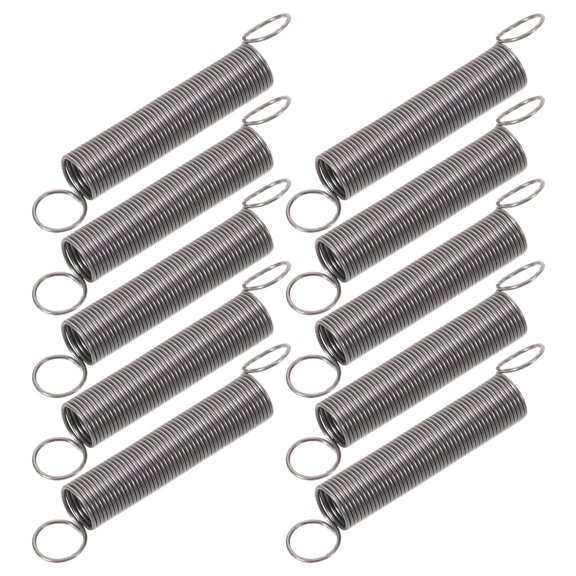 RENACLIPY 10Pcs Plated Silver Compression Spring for 3D Printer Extruder Tension Adjustment and Repair
