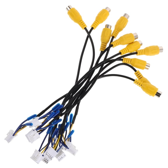 RENACLIPY 10Pcs Lightweight Rearview Camera Wire Replacement for Car Navigation System Backup Camera