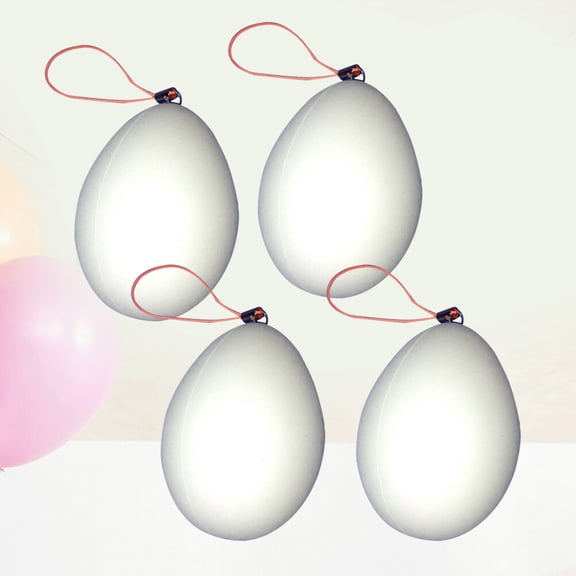 RENACLIPY 10Pcs Plastic Easter Eggs for Crafting Smooth Surface Ready for Painting and Decorating