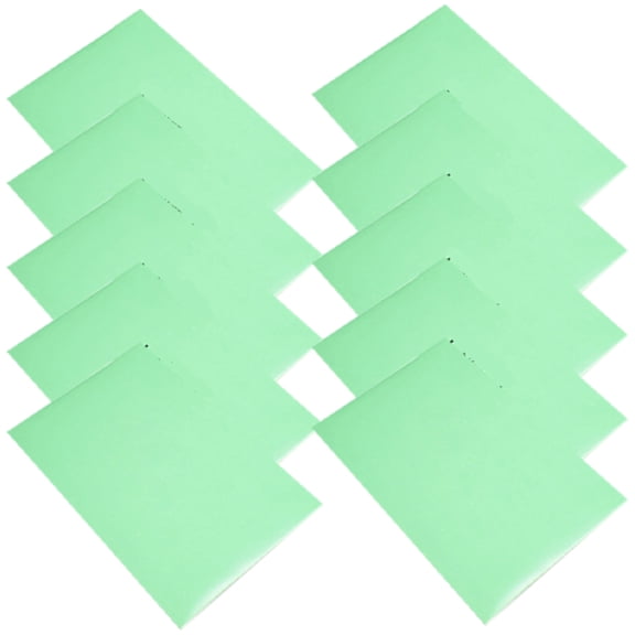 RENACLIPY 10Pcs Microfiber Jewelry Polishing Cloth Double Layer Green for Jewelry Maintenance