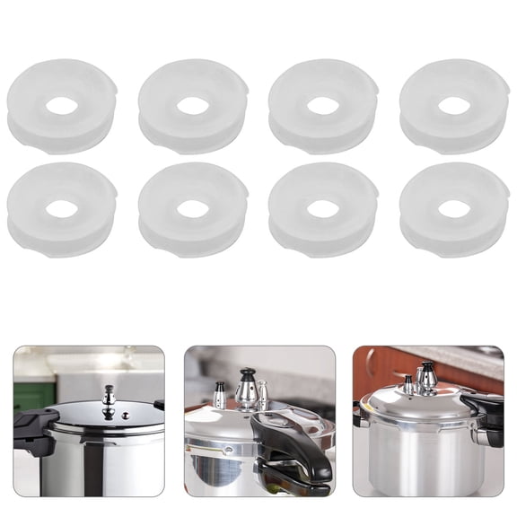 RENACLIPY Silicone Gaskets for Float Valves Sealer Ring White 10Pcs