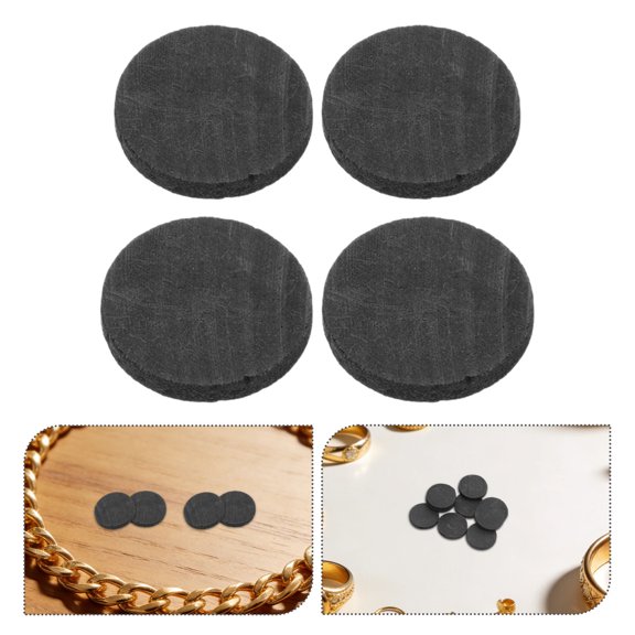 RENACLIPY 10Pcs Round Graphite Block for Laboratory Use High Density Graphite Disk Industrial Electrolysis
