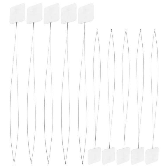 RENACLIPY 10Pcs Sewing Needle Threaders Handy Steel Wire Thread Puller for Punch Needle and Embroidery