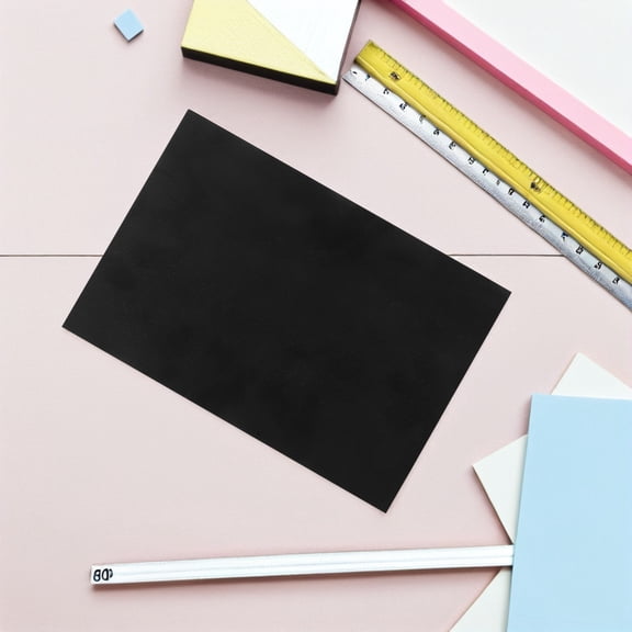 RENACLIPY 10Pcs Thick Black Craft Foam Sheets Lightweight Easy to Cut for Cosplay Props and DIY Projects
