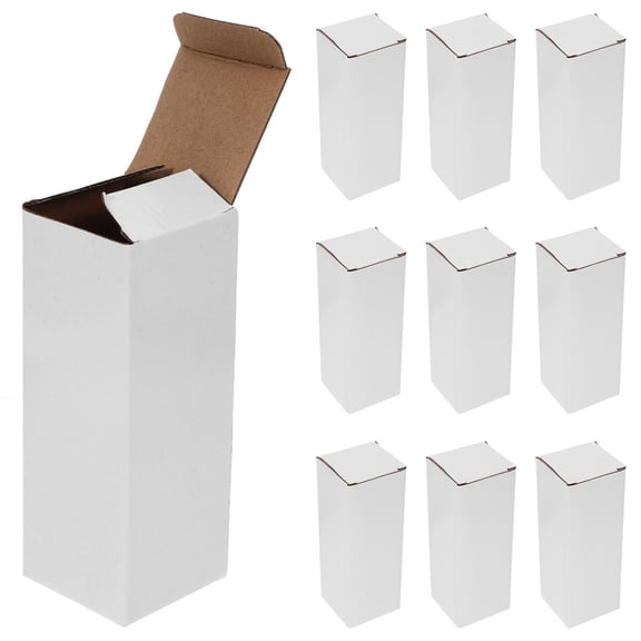 RENACLIPY 10pcs Mailing Boxes for Shipping White Presentation for Personal Use Product Display