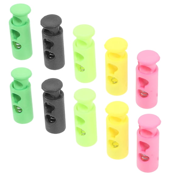 RENACLIPY Plastic Needle Tips Covers Assorted Color for Knitting and Crocheting 10Pcs