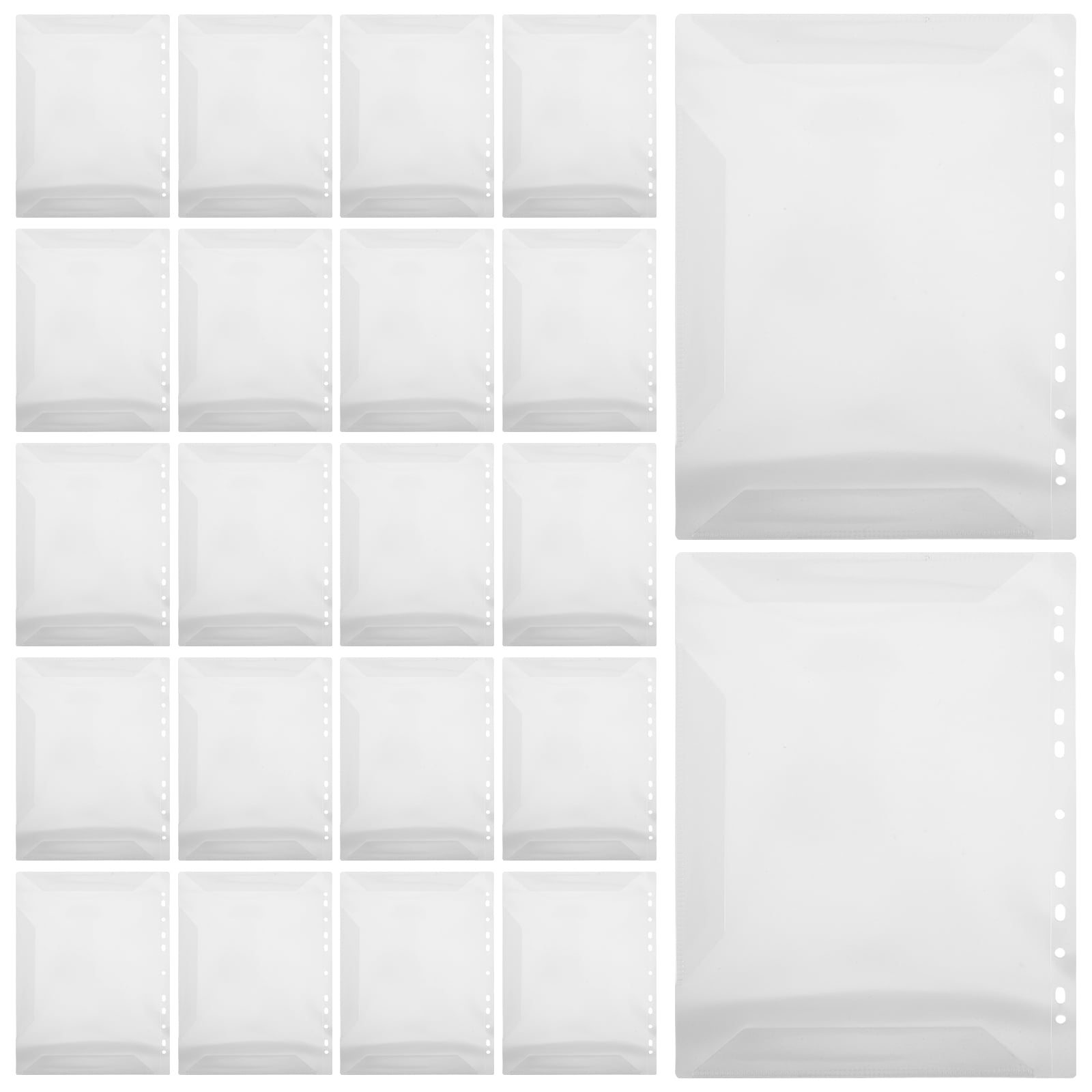 RENACLIPY 10pcs Score Folder Transparent Plastic Antiglare Design For ...