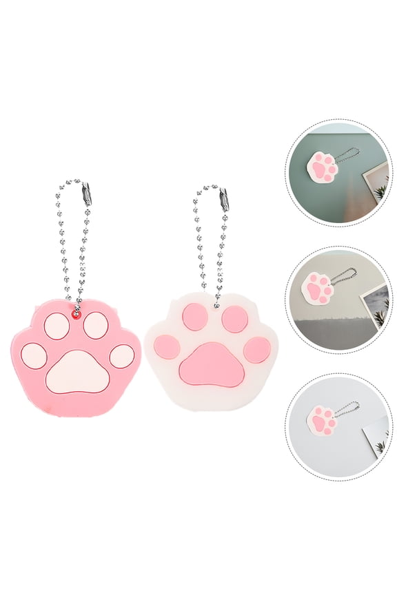 Assorted Color PVC Key Protectors Adorable Cat Design Protective and Durable 10Pcs