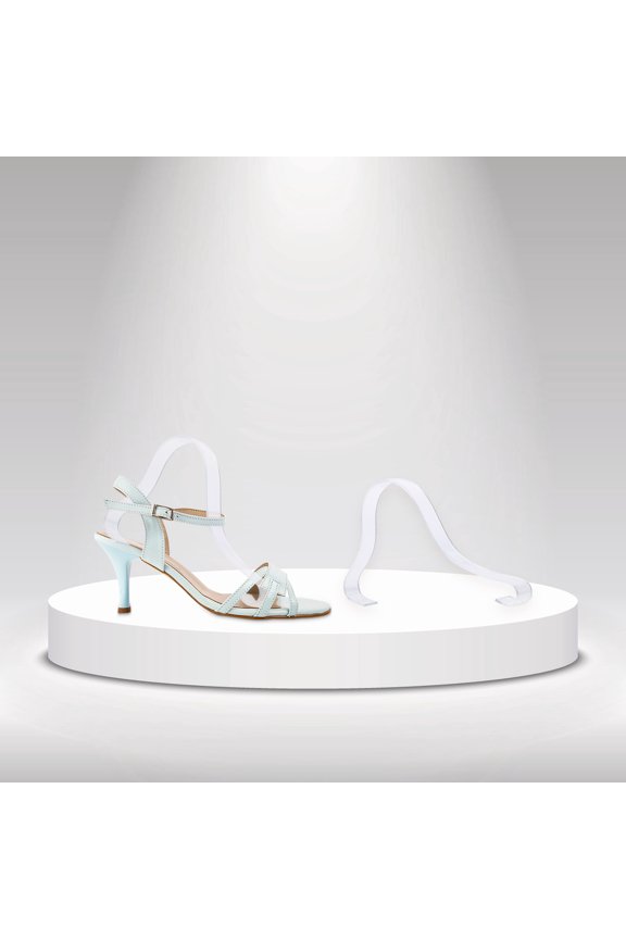 10Pcs Clear Acrylic Display Shelf Sandal Support Rack for Shoe Shape