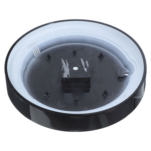RENACLIPY 12 Inch Wall Clock Parts Black Plastic Back Cover for Clock Movement Replacement