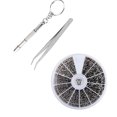 thumbnail image 1 of RENACLIPY 1200-Piece Clock Repair Tool Kit with Assorted Colors for Eyewear, Watches, Phones and Electronics, 1 of 8
