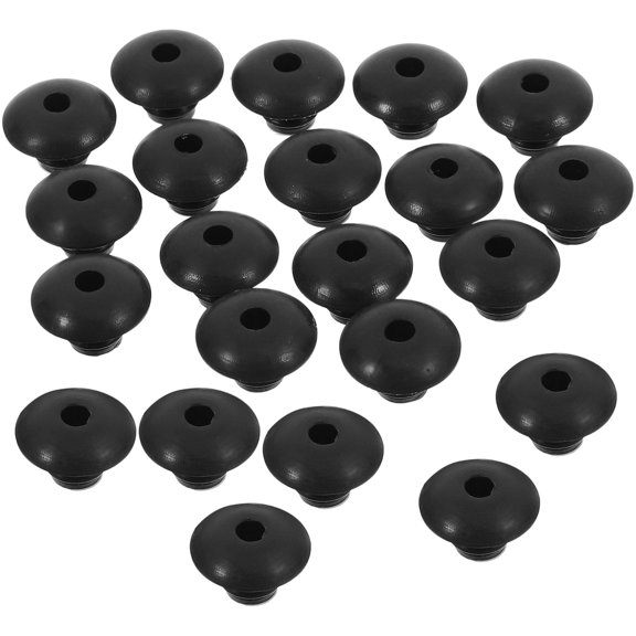 RENACLIPY Pegboard Hook Retainers Rubber Black 120 Pieces Pegboard Accessories for Tool Organization