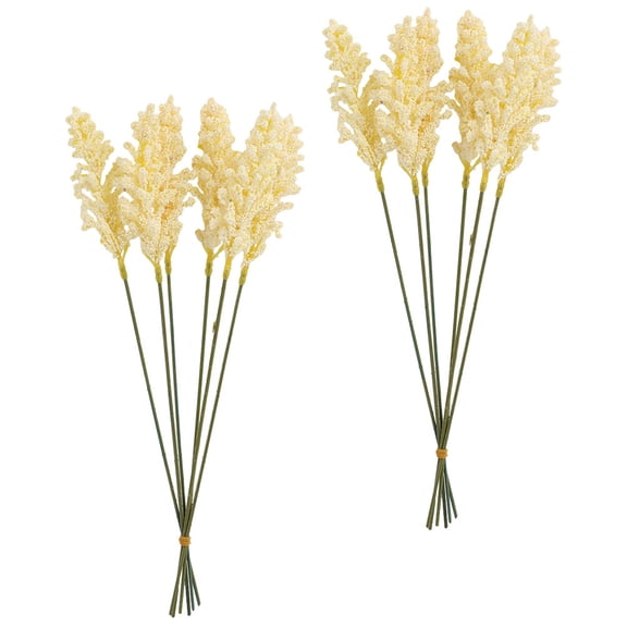 RENACLIPY 12Pcs Artificial Corn Stalks Fake Plant for Home Garden Balcony Decoration