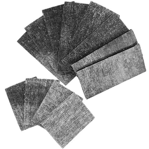 RENACLIPY 12Pcs Flat Edge Billiard Cushion Replacement Parts for Pool Table Accessories and Repair