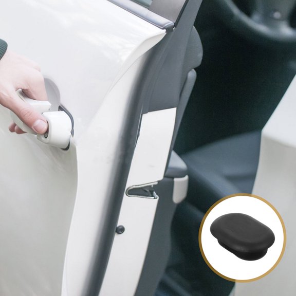 RENACLIPY 12Pcs Black Plastic Plug Cap Set for Outdoor Automotive Maintenance Dustproof Decoration