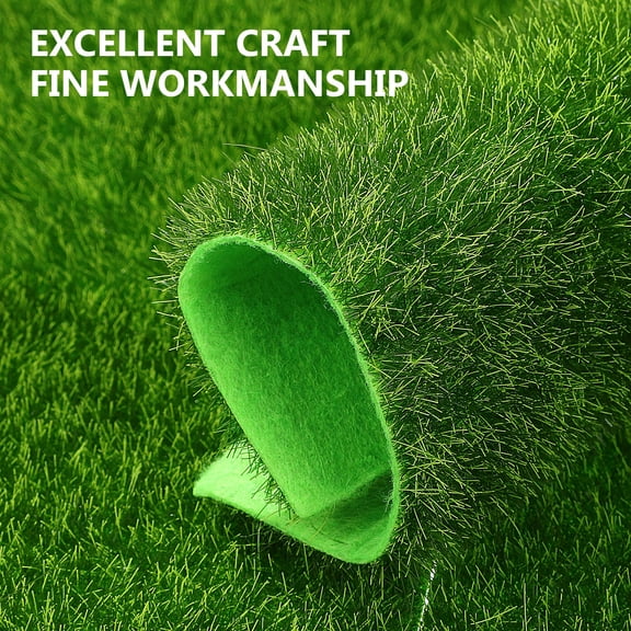 RENACLIPY 12Pcs Fake Moss Grass Sheets Green Plastic Moss Decor for Indoor and Outdoor Use