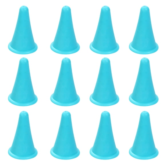 RENACLIPY Knitting Needle Caps Blue 12Pcs 1.2x0.9In Round Cap