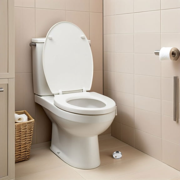 RENACLIPY 12-Pack Stainless Steel Toilet Seat Hinge Cover Caps, Smooth Replacement Hardware for Bathroom Seat Repair Kit