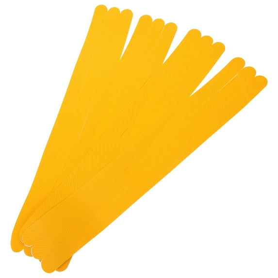 RENACLIPY 12Pcs Non Skid p Stickers Yellow for Shower Bathtub Floor with Safe Self Adhesive Design