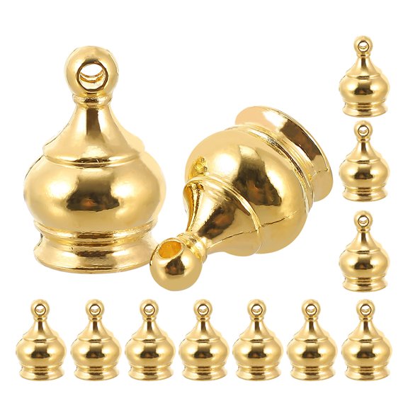 RENACLIPY 14Pcs Metal Lamp Finial Caps with M10 Screw for Secure Attachment on Ceiling and Table Lamps
