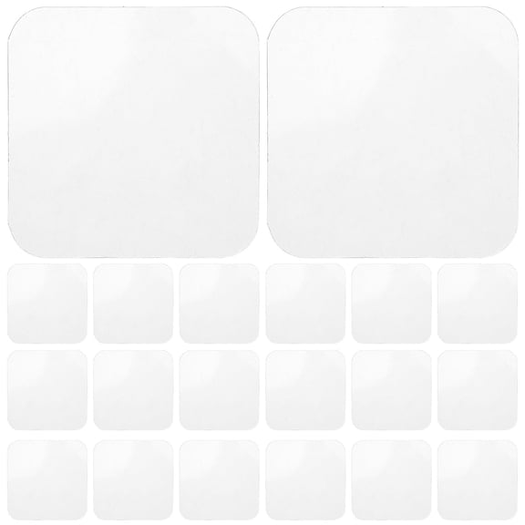 RENACLIPY 150Pcs Clear Double Sided Adhesive Tape Pads Transparent Washable Sticky Patch