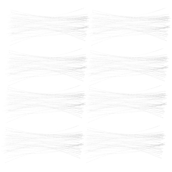RENACLIPY 150Pcs White Paper Flower Rods Lightweight Floral Stem Support for Wedding Bouquet