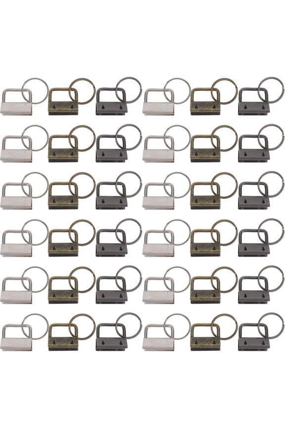 Black Webbing key Hardware for Crafts, 150 Pieces, Accessories for Women Projects