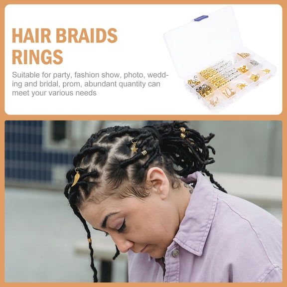 RENACLIPY 159Pcs Hair Spirals Coils Assorted Color Hair Jewelry for Braiding and Parties