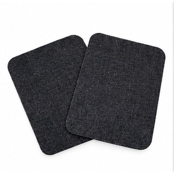 RENACLIPY 15Pcs Rectangular Black Cloth Paste Jeans Patch for Sewing on Clothes