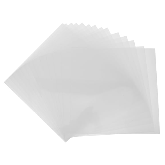 RENACLIPY 15Pcs Blank Translucent Craft Template Sheets Made from Durable Polyester Film for DIY Projects