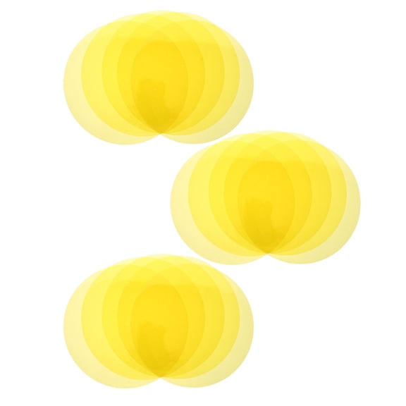 RENACLIPY 15Pcs Adhesive Yellow Color Film Sheets for Home Lighting Softening and Mood Enhancement