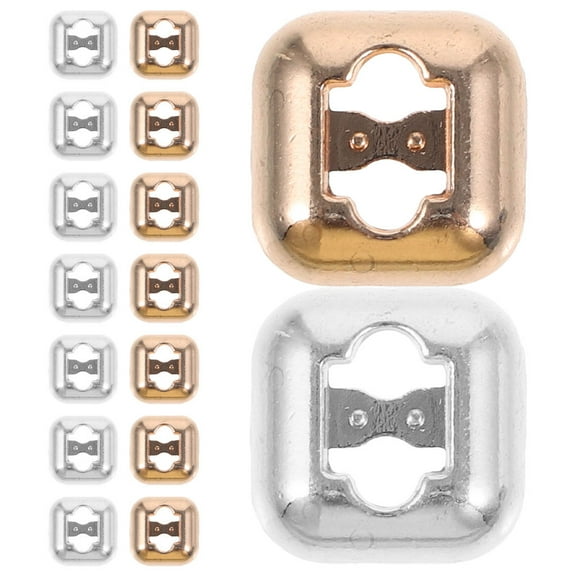 RENACLIPY 16PCS Shoelace Cord End Buckles Assorted Color Zinc Alloy Shoelace Lock for Casual Outings and Sports