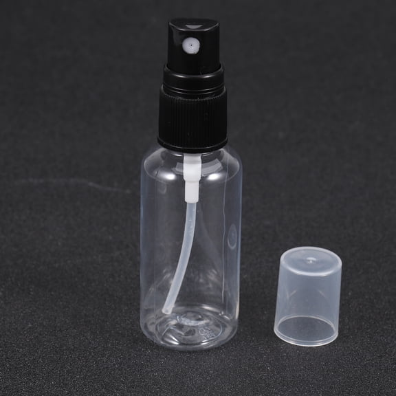 RENACLIPY 18Pcs Transparent Plastic Spray Bottle Portable Design with Tight Threading for Travel