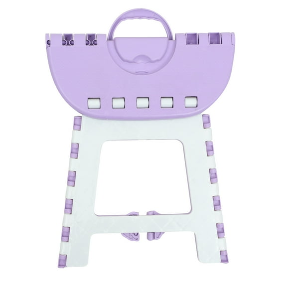 RENACLIPY 1Pack Collapsible Chair Purple Plastic for Outdoor Enthusiasts General Users