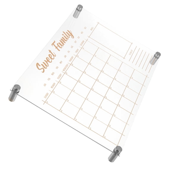 RENACLIPY Acrylic Writing Board Multi-Color for Home Use Stay Organized Weekly Planner