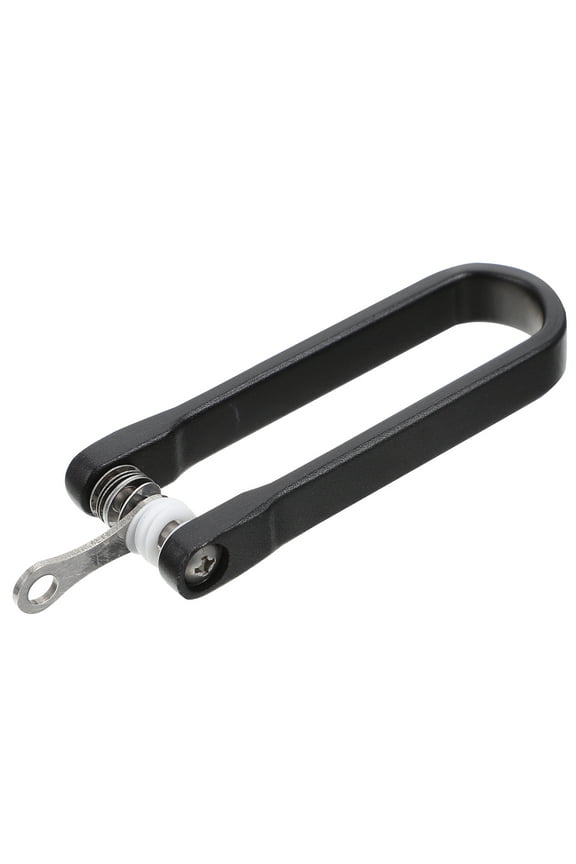 Key Organizer Black Stainless Steel and Aluminum Alloy Sturdy Key Holder Clip Practical for Outdoor Use