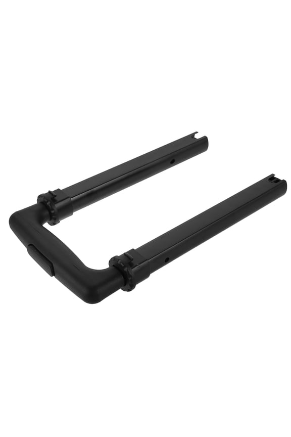 Black Telescoping Luggage Handle Replacement with Lightweight Sturdy Metal Construction
