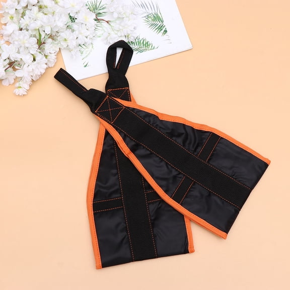 RENACLIPY Orange Black Ab Hanging Strap Pair for and Pull Exercises