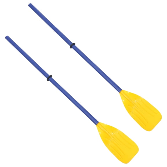 RENACLIPY 1Pair Black Foldable Kayak Paddle Made with ABS Material for Easy Outdoor Boating