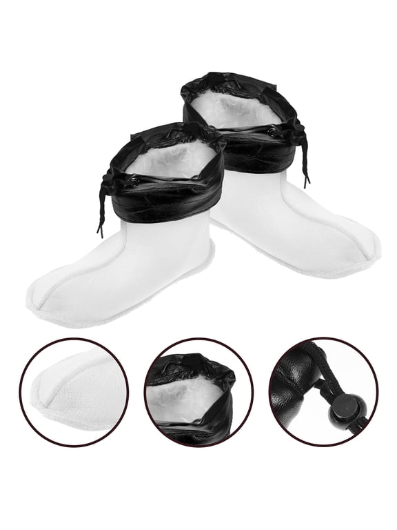 1 Pair Plush Boot Insoles Removable Thermal Wool Liners for Winter Boots Warmth and Comfort