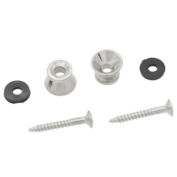 RENACLIPY 1Pair Premium Guitar Strap Lock Metal Nail Anti Falling Strap Button Golden Color