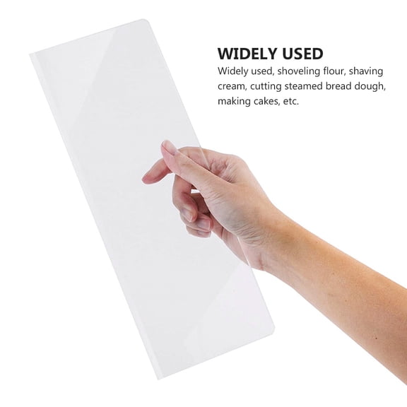 RENACLIPY 1Pc Acrylic Cake Leveler and Scraper Tool for Baking and Cake Making Accessories