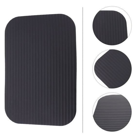 RENACLIPY 1Pc Kneeling Mat for Garden Black Soft Knee Support Cushion for Flooring and Carpentry Tasks