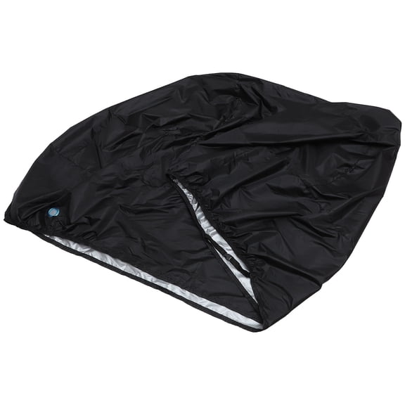 RENACLIPY 1Pc Outdoor Bike Protector Waterproof Cover Black Lightweight with Buckle for Wind Stability
