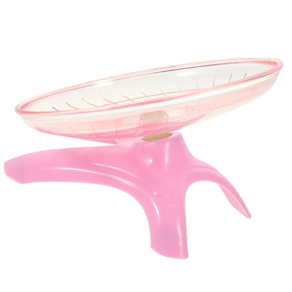 RENACLIPY 1Pc Pink Exercise Wheel for Small Pets Suitable for Hamsters Rats Durable Material