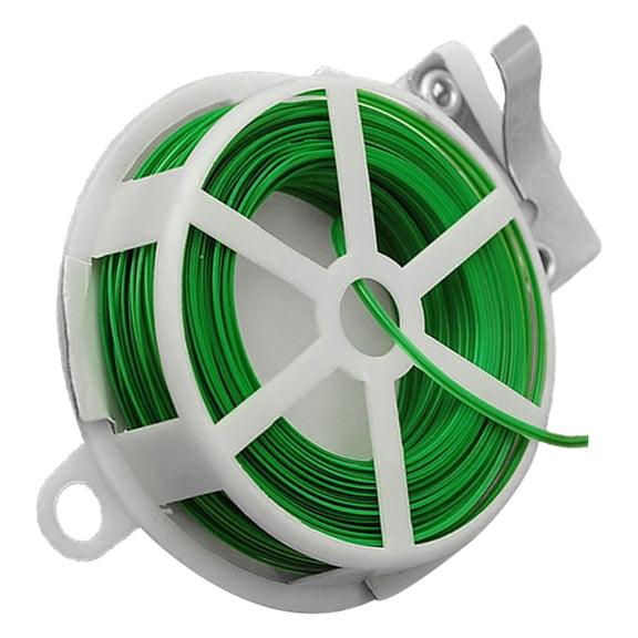 RENACLIPY Multi-Purpose Garden Tie Wire with Built-in Cutter for Plants, Cable Organizer, and Outdoor Use - 1 Pc