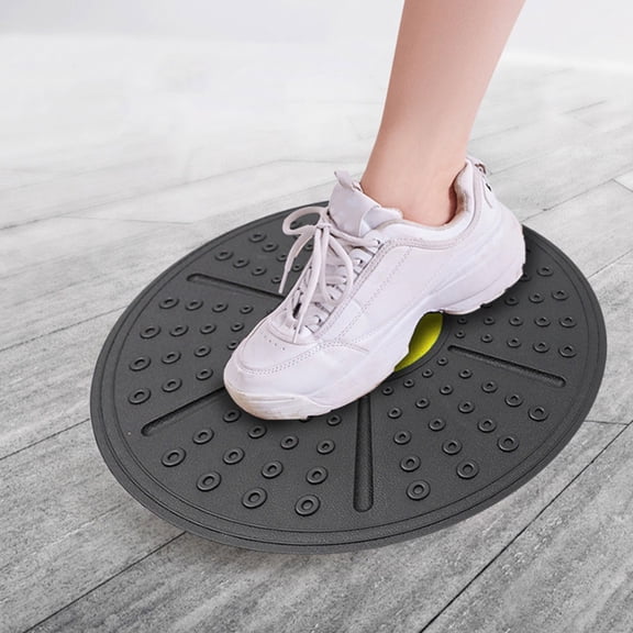RENACLIPY 1Pc Premium PP Yellow Balance Training Device with 360 Degree Rotation for Home Exercise