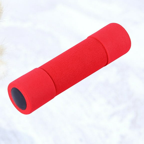 RENACLIPY 1Pc Red Small Dumbbell with Contoured Grip Suitable for Jogging Walking and Workout