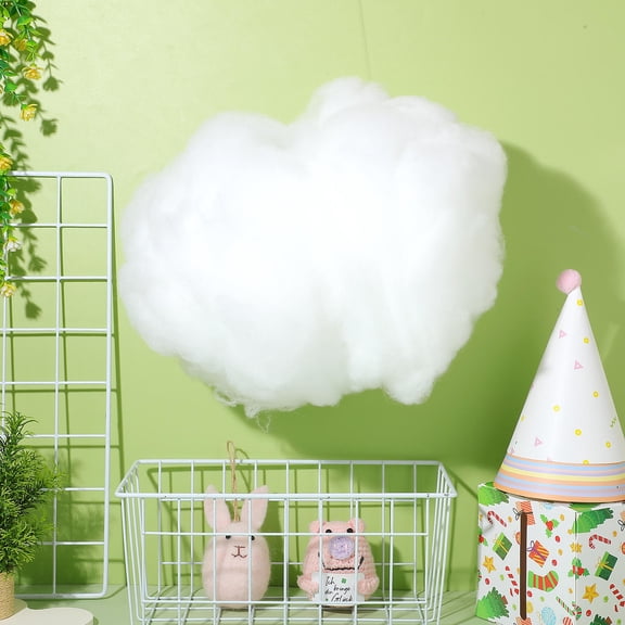 RENACLIPY White Cloud Hanging Ornament for Room Decor, Easy to Install, Perfect Wall or Window Decoration, 1 Piece